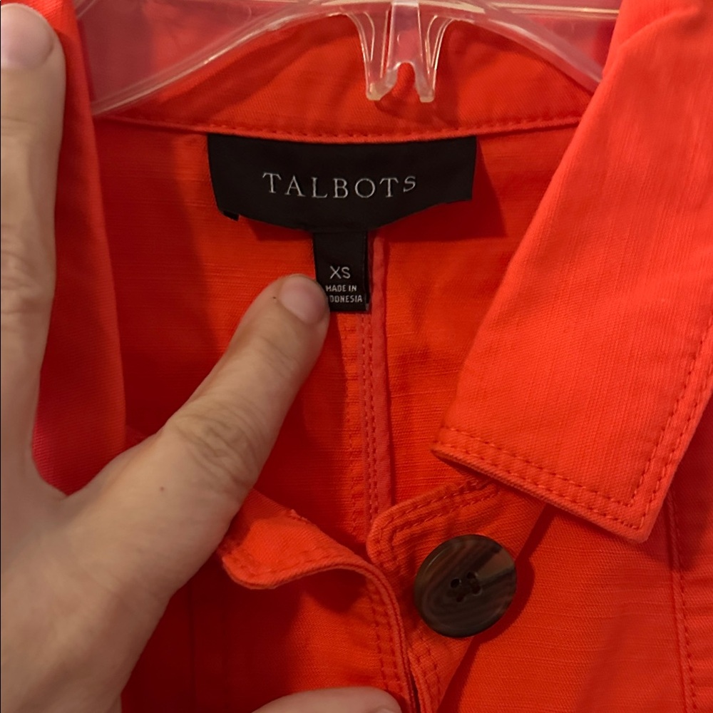 Talbots Montauk Twill Jacket, Size XS *FINAL PRICE DROP* - Picture 3 of 8